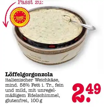 E-Center Löffelgorgonzola Angebot