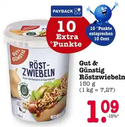 E-Center Gut & günstig röstzwiebeln Angebot