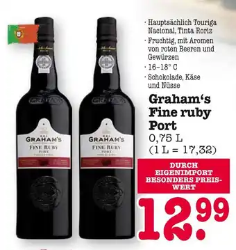 E-Center Graham's fine ruby port Angebot