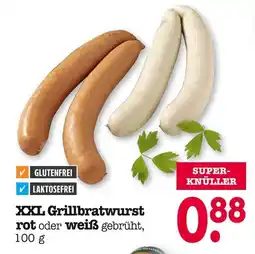 E-Center Xxl grillbratwurst rot oder weiß Angebot