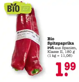 E-Center Bio spitzpaprika rot Angebot