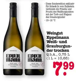 E-Center Weingut eppelmann weiß- und grauburgunder trocken Angebot