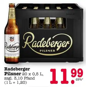 E-Center Radeberger pilsner Angebot