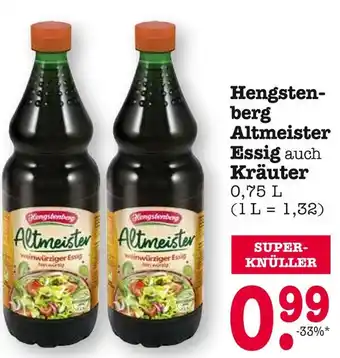 E-Center Hengstenberg altmeister essig oder kräuter Angebot