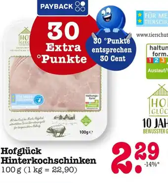 E-Center Hofglück hinterkochschinken Angebot