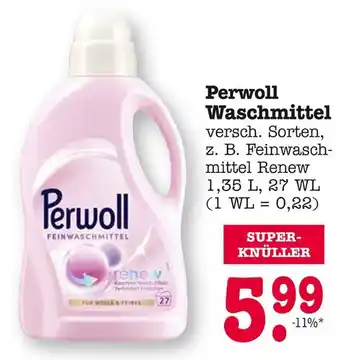 E-Center Perwoll feinwaschmittel renew Angebot