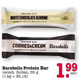 E-Center Barebells white chocolate almond oder cookies & cream Angebot