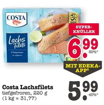 E-Center Costa lachsfilets Angebot