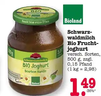 E-Center Bioland schwarzwaldmilch bio fruchtjoghurt Angebot