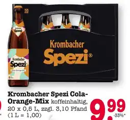 E-Center Krombacher spezi cola-orange-mix Angebot