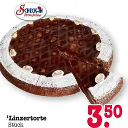 E-Center Scheck-in manufaktur linzertorte Angebot