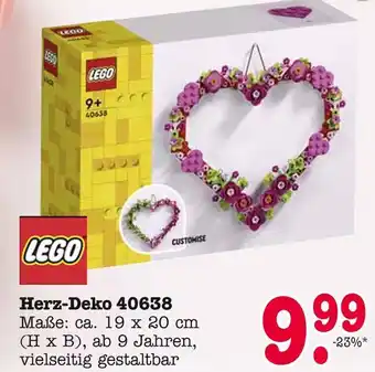 E-Center Lego herz-deko Angebot