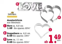 E-Center Birkmann herz oder doppelherz oder love Angebot