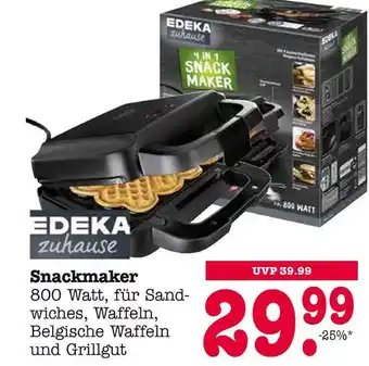 E-Center Edeka zuhause snackmaker Angebot