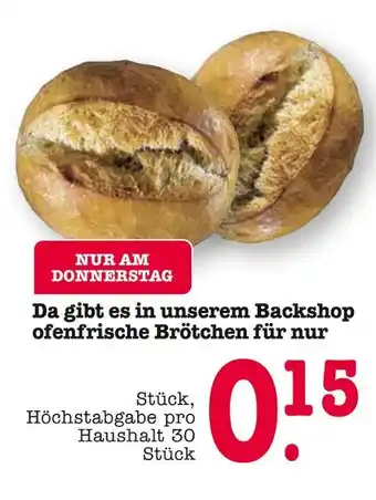 E-Center Ofenfrische brötchen Angebot