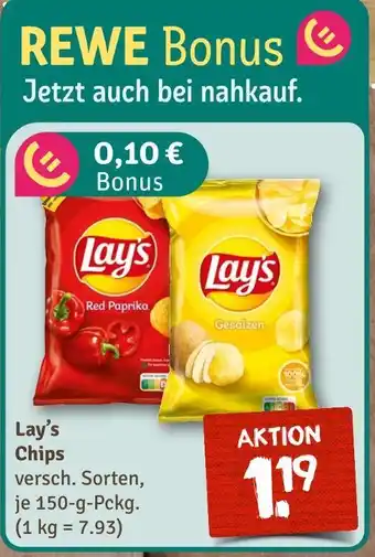 nahkauf Lay's chips Angebot