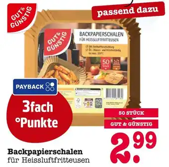 E-Center Gut & günstig backpapierschalen für heissluftfritteusen Angebot