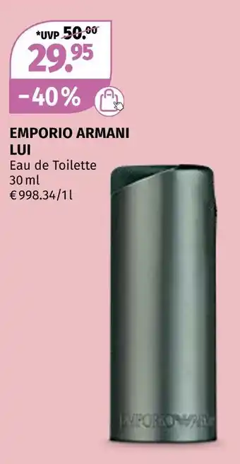 Müller Emporio armani lui Angebot