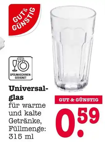 E-Center Gut & günstig universalglas Angebot