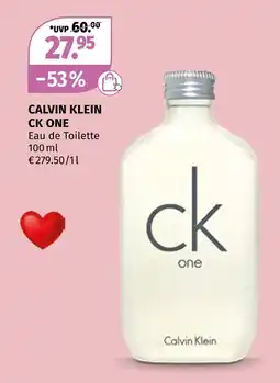 Müller Calvin klein ck one Angebot