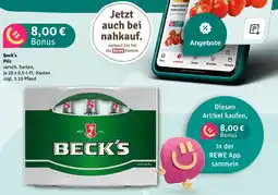 nahkauf Beck’s 8,00 € bonus Angebot