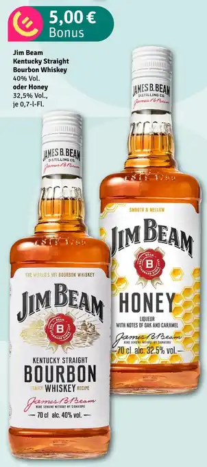 nahkauf Jim beam 5,00 € bonus Angebot