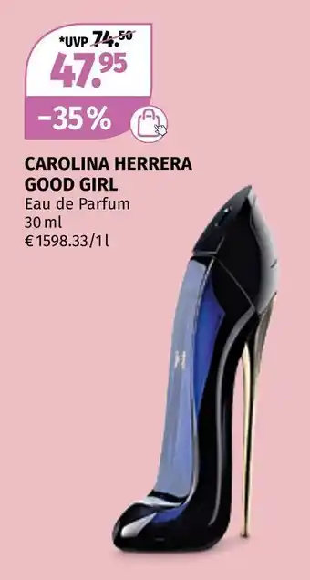 Müller Carolina herrera good girl eau de parfum Angebot