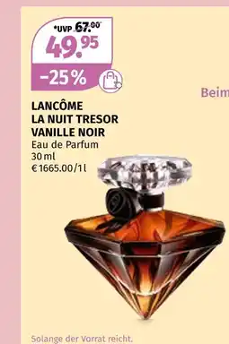 Müller Lancôme la nuit tresor vanille noir eau de parfum Angebot