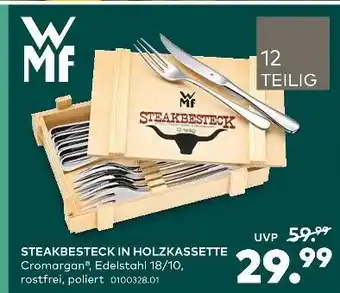 porta Wmf steakbesteck in holzkassette Angebot