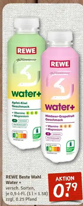 nahkauf Rewe water + Angebot