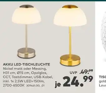 porta Akku led-tischleuchte Angebot