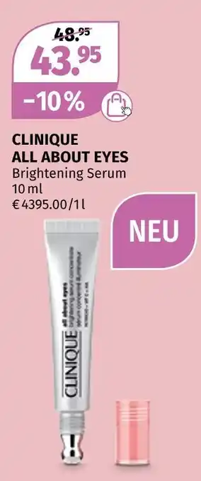 Müller Clinique all about eyes Angebot