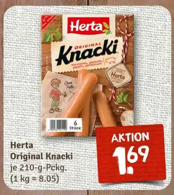 nahkauf Herta original knacki Angebot