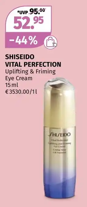 Müller Shiseido vital perfection Angebot