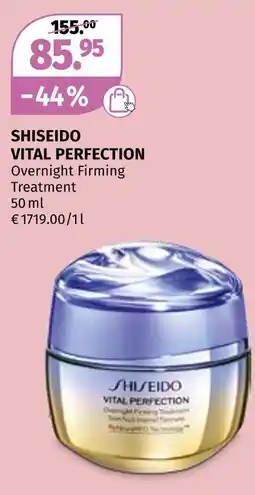 Müller Shiseido vital perfection Angebot