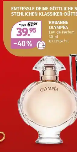 Müller Rabanne olympéa eau de parfum Angebot