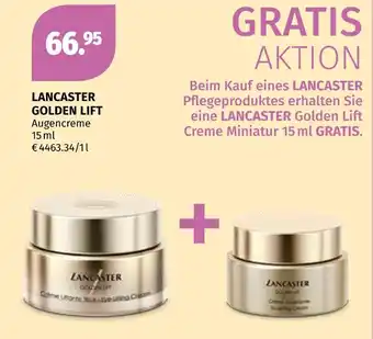 Müller Lancaster golden lift augencreme Angebot