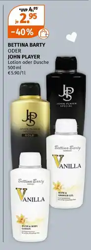 Müller Bettina barty oder john player lotion oder dusche Angebot