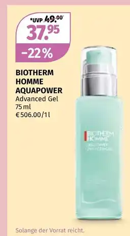 Müller Biotherm homme aquapower Angebot