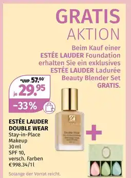 Müller Estée lauder double wear Angebot