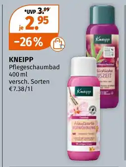 Müller Kneipp pflegeschaumbad Angebot