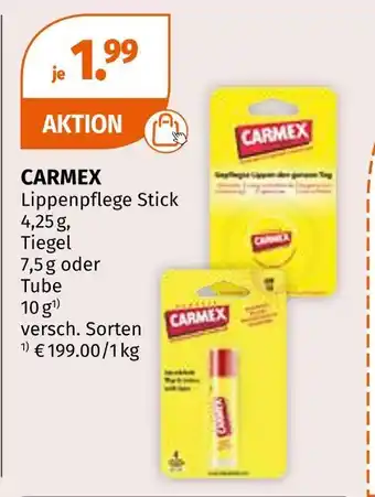 Müller Carmex lippenpflege stick Angebot