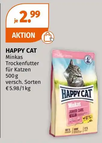 Müller Happy cat minkas trockenfutter für katzen Angebot