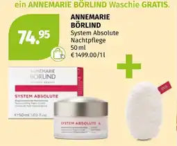 Müller Annemarie börlind system absolute nachtpflege Angebot