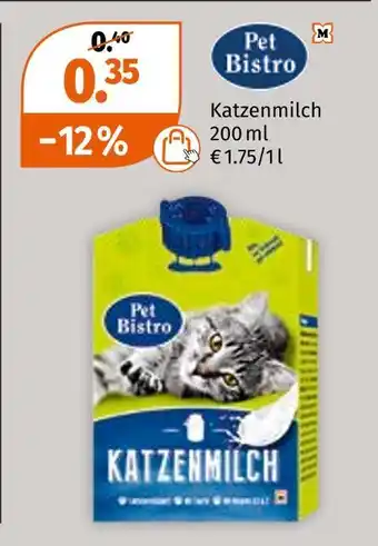 Müller Pet bistro katzenmilch Angebot