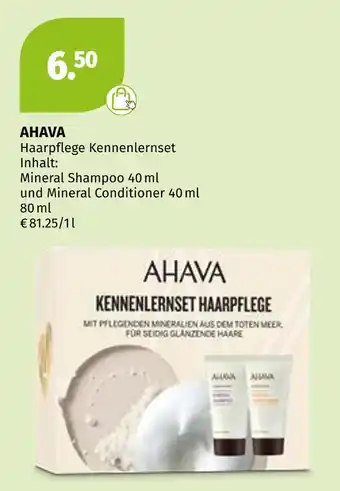 Müller Ahava haarpflege kennenlernset Angebot