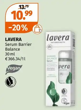 Müller Lavera serum barrier balance Angebot