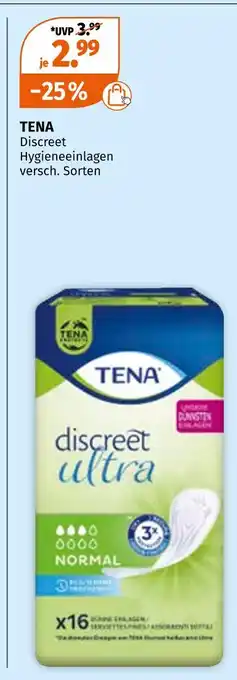 Müller Tena discreet hygieneeinlagen Angebot