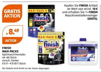 Müller Finish maxi packs Angebot