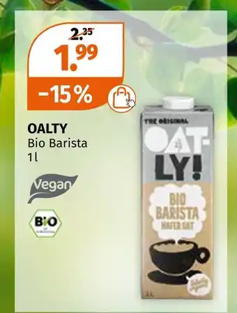 Müller Oalty bio barista Angebot